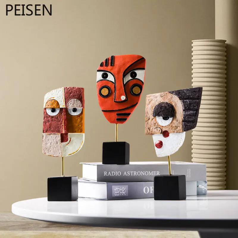 Nordic Wind Resin Crafts Creative Living Room Wine Cabinet Decoration Wholesale Abstract Face Art Ornaments Home Accessories
Nordic Wind Resin Crafts Creative Living Room Wine Cabinet Decoration Wholesale Abstract Face Art Ornaments Home Accessories