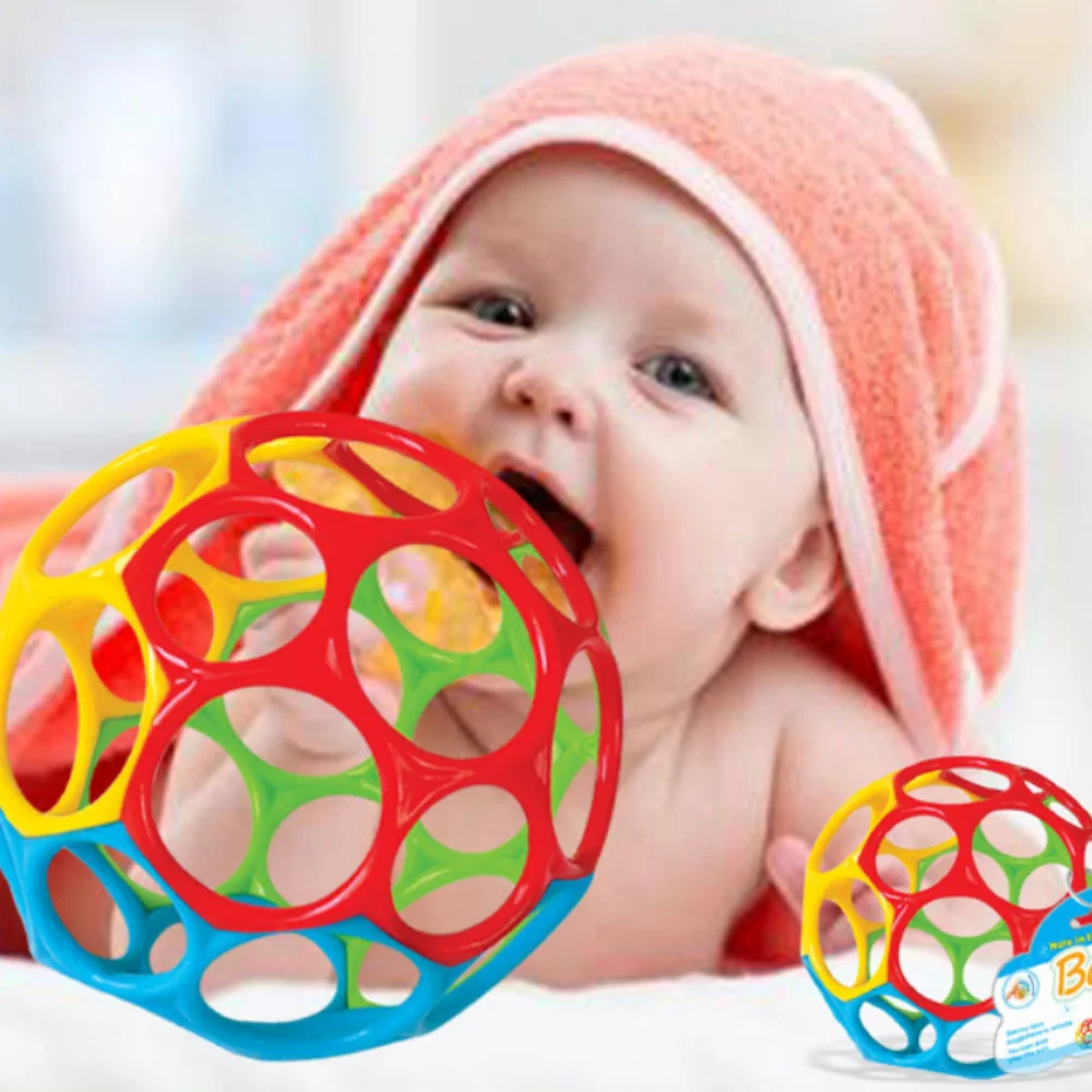 Baby Soft Colorful Ball Hand Bell Rattle Develop Sensory Toys Touch Bite Ball for Baby Toys 0 12Months Learning Grasping Toys
Baby Soft Colorful Ball Hand Bell Rattle Develop Sensory Toys Touch Bite Ball for Baby Toys 0 12Months Learning Grasping Toys