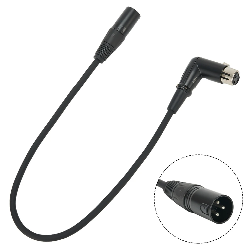 New Microphone Cable Right Angle 100% Brand New 3Pin 50cm Adapter Cord Angle Female Audio Cable Black High Quality Male To Right
New Microphone Cable Right Angle 100% Brand New 3Pin 50cm Adapter Cord Angle Female Audio Cable Black High Quality Male To Right