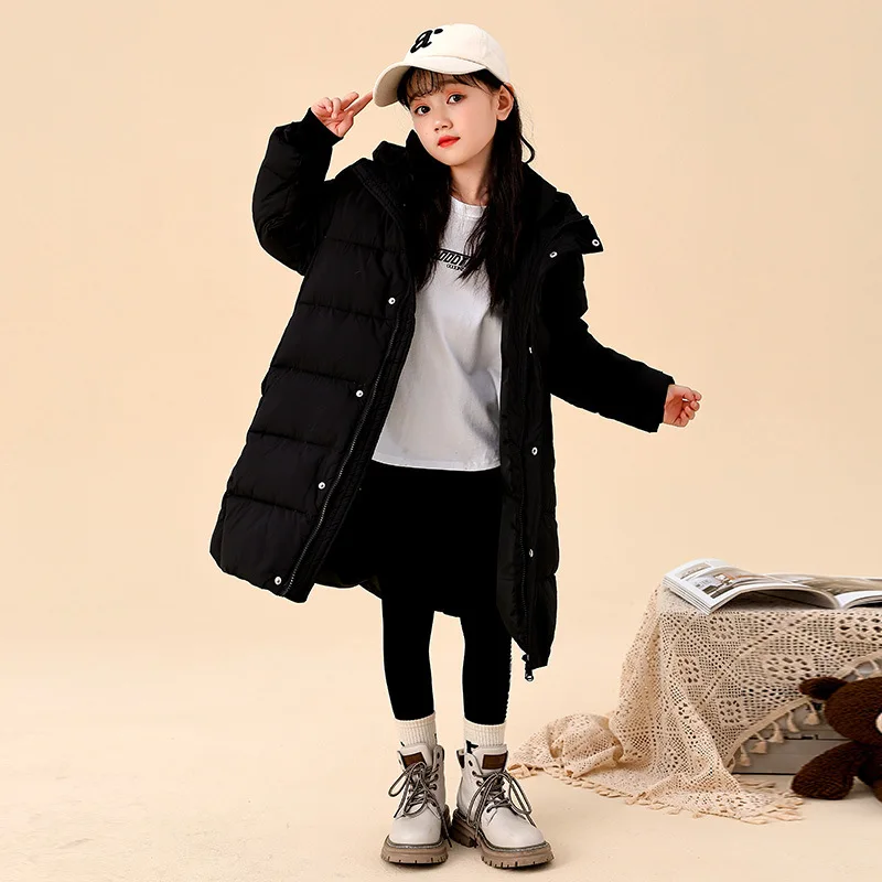 Girls Winter Down Jacket Children Warm Hooded Long Coat Kids Black Thicken Outerwear Clothes Teens Fashion Parkas 6 8 10 12 14 Y
Girls Winter Down Jacket Children Warm Hooded Long Coat Kids Black Thicken Outerwear Clothes Teens Fashion Parkas 6 8 10 12 14 Y