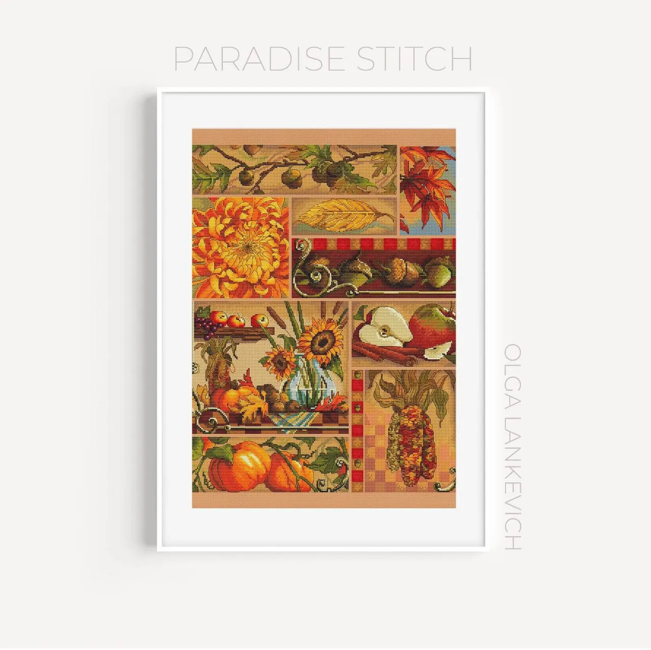 Embroidery Cross Stitch Kits, DIY Needlework, Cotton Canvas, High-Quality, Autumn Flowers, 44-53
Embroidery Cross Stitch Kits, DIY Needlework, Cotton Canvas, High-Quality, Autumn Flowers, 44-53