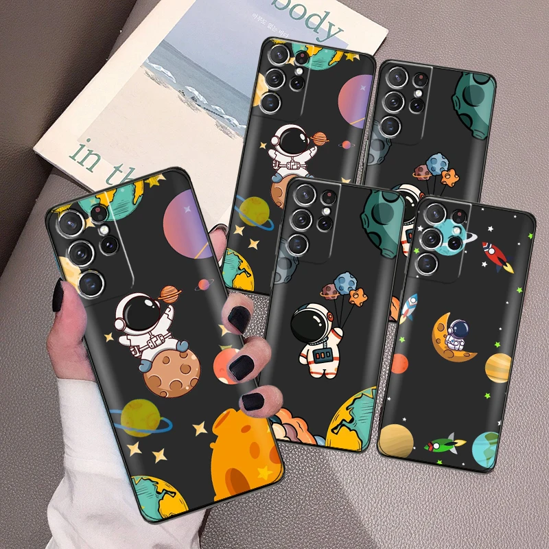 Cute Astronaut Phone Case For Samsung Galaxy S22 S21 S20 Ultra FE 5G S22 S10 10E S9 Plus Coque Carcasa Funda Liquid Silicon
Cute Astronaut Phone Case For Samsung Galaxy S22 S21 S20 Ultra FE 5G S22 S10 10E S9 Plus Coque Carcasa Funda Liquid Silicon