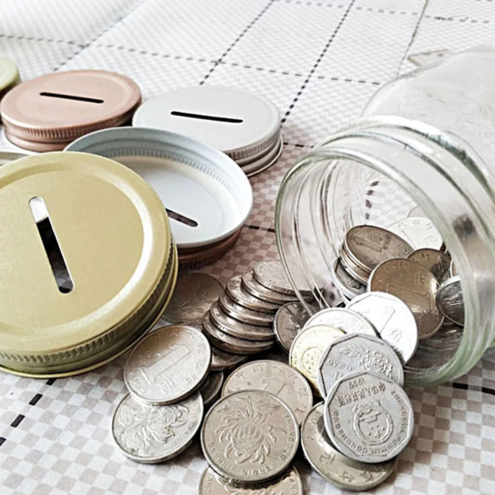 Coin Bank Jar Lids Slotted Piggy Bank Lid Caps Replacement Diy Money Bank Parts Accessories
Coin Bank Jar Lids Slotted Piggy Bank Lid Caps Replacement Diy Money Bank Parts Accessories