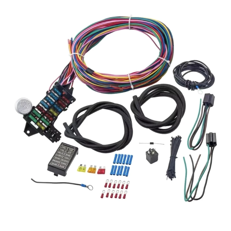Car Hot Rod Street-Rod XL 12v Wiring 14 Circuit Universal Harness Repairing Tool Drop Shipping
Car Hot Rod Street-Rod XL 12v Wiring 14 Circuit Universal Harness Repairing Tool Drop Shipping