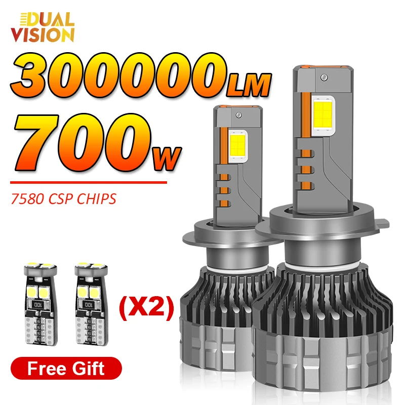 H4 H11 H7 LED Car Headlight Canbus 700W 300000LM High Power H1 H8 H9 HB3 9005 HB4 9006 9012 Turbo Lamp 6000K White Cars Light
H4 H11 H7 LED Car Headlight Canbus 700W 300000LM High Power H1 H8 H9 HB3 9005 HB4 9006 9012 Turbo Lamp 6000K White Cars Light