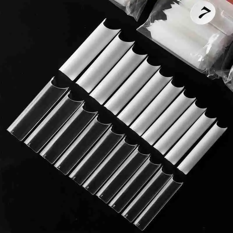 500pcs C Curve Nail Tips Straight Length Tips Nail Curved Nail Half Long Tips Cover Artificial False Acrylic Tips
500pcs C Curve Nail Tips Straight Length Tips Nail Curved Nail Half Long Tips Cover Artificial False Acrylic Tips
