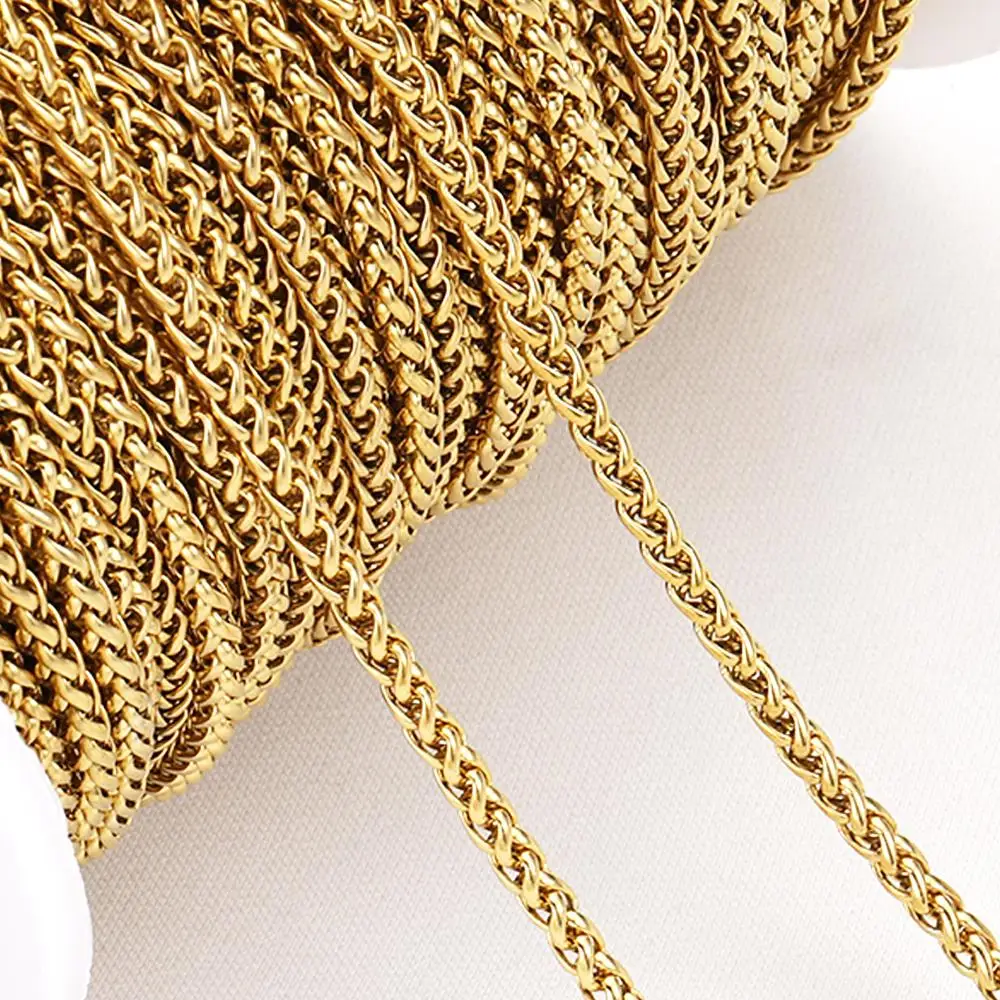 2Meters Stainless Steel Keel Chains Thick Link Chain for Necklace Bracelet DIY Jewelry Making Handmade Wholesale Dropshipping
2Meters Stainless Steel Keel Chains Thick Link Chain for Necklace Bracelet DIY Jewelry Making Handmade Wholesale Dropshipping