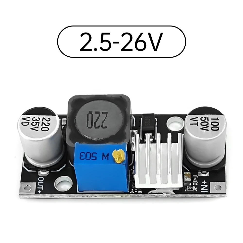 Gaqqee понижающий модуль питания 3А 6-40В
Gaqqee понижающий модуль питания 3А 6-40В