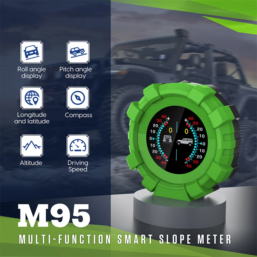 M95 GPS многофункциональный Инклинометр автомобильный измеритель наклона превышения скорости подсказка аксессуары Просмотр в реальном врем...
M95 GPS многофункциональный Инклинометр автомобильный измеритель наклона превышения скорости подсказка аксессуары Просмотр в реальном врем...