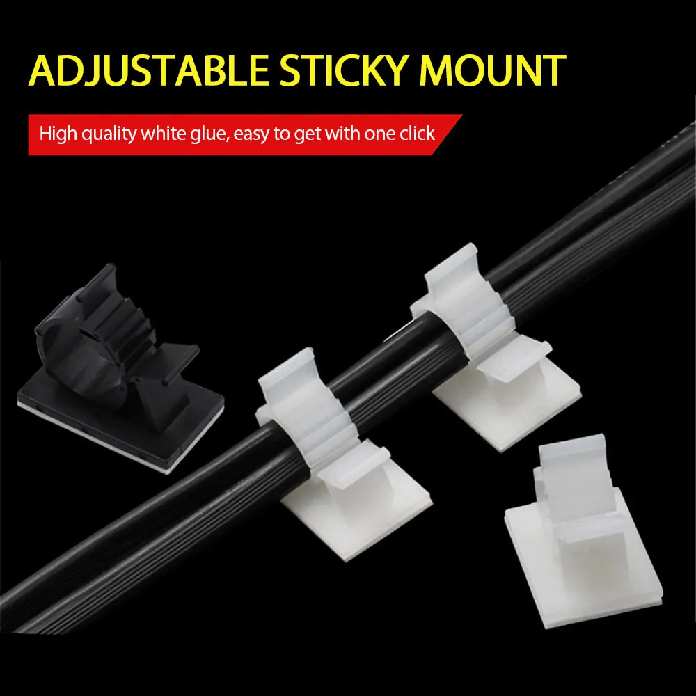 100Pcs/Pack 3 Nylon Cable Clips Nylon Clips Type Wire Cord Holder Management Organizer Management Wire Holder Clamp Fasteners
100Pcs/Pack 3 Nylon Cable Clips Nylon Clips Type Wire Cord Holder Management Organizer Management Wire Holder Clamp Fasteners