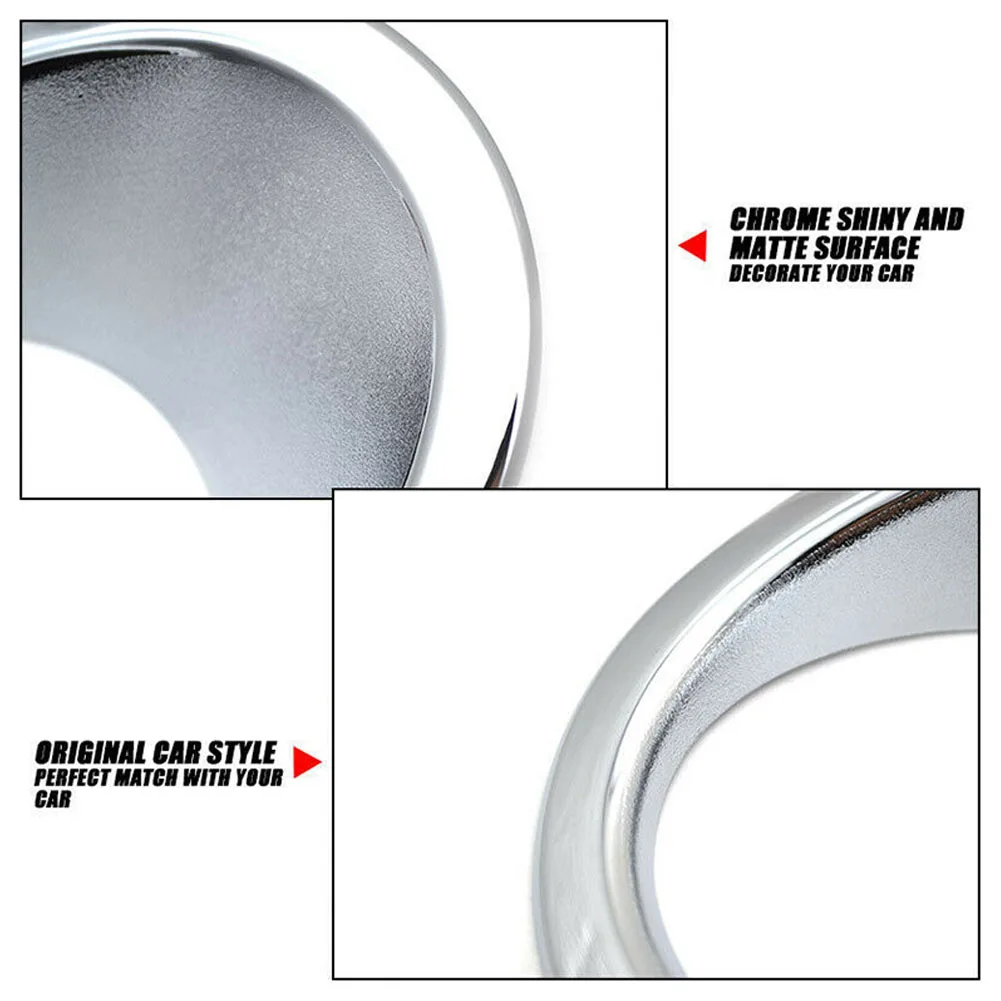 Car Fog Lamp Cover Chrome Set Accessory Bumper Front Light Cover Parts Silver Styling Trim Waterproof Pratical
Car Fog Lamp Cover Chrome Set Accessory Bumper Front Light Cover Parts Silver Styling Trim Waterproof Pratical