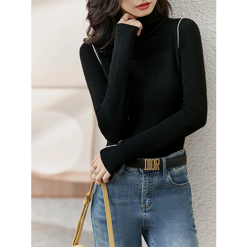 Vimly Turtleneck Knitted Sweaters for Women 2022 Autumn Winter Warm Long Sleeve Tops Basic Korean Fashion Women Clothes 71093
Vimly Turtleneck Knitted Sweaters for Women 2022 Autumn Winter Warm Long Sleeve Tops Basic Korean Fashion Women Clothes 71093