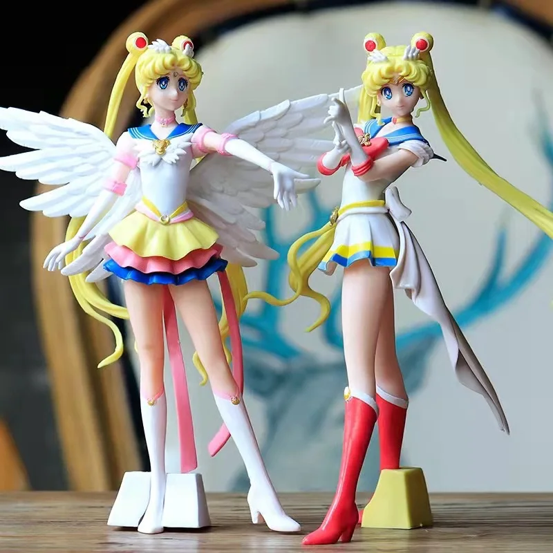 23CM Anime Sailor Moon Figure Flash Charm Angel Beautiful Girl Sailor Moon Hare Doll PVC Model Toys Decoration Collection Gifts
23CM Anime Sailor Moon Figure Flash Charm Angel Beautiful Girl Sailor Moon Hare Doll PVC Model Toys Decoration Collection Gifts