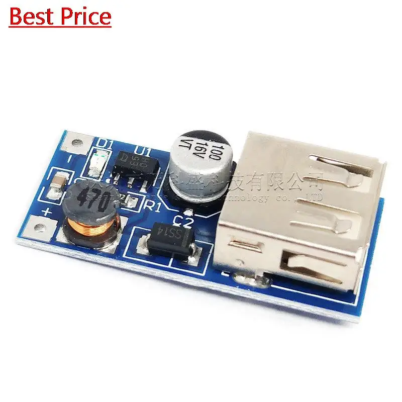Dhl 100Pcs DC-DC Boost Module 0.9~5V Up 5V 600MA USB Boost Circuit Board Mobile Power Supply
Dhl 100Pcs DC-DC Boost Module 0.9~5V Up 5V 600MA USB Boost Circuit Board Mobile Power Supply