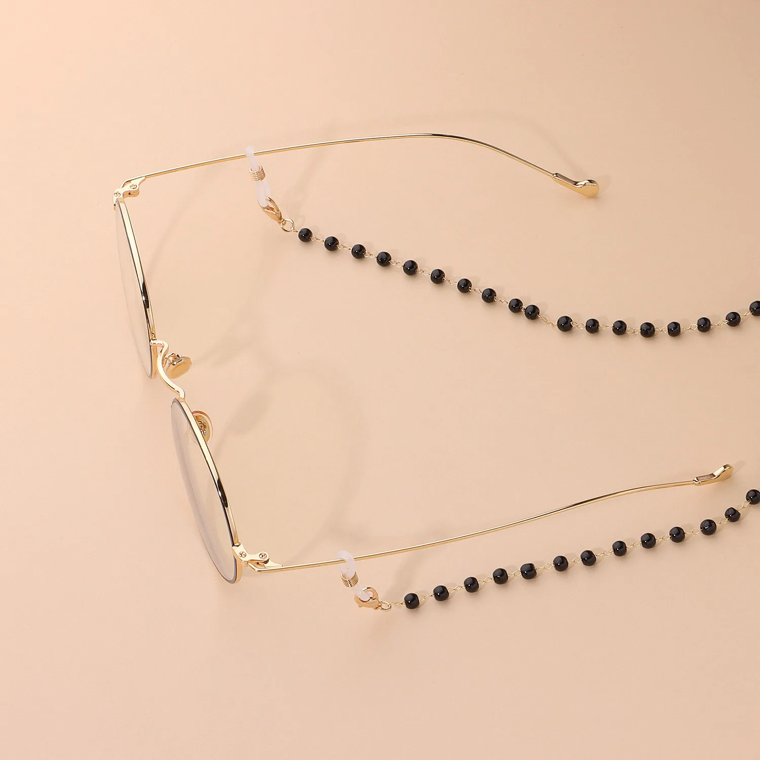 New Hot Jewelry Protein Beads Eyewear Chain Versatile Black and White Beads Eyewear Accessories Women
New Hot Jewelry Protein Beads Eyewear Chain Versatile Black and White Beads Eyewear Accessories Women