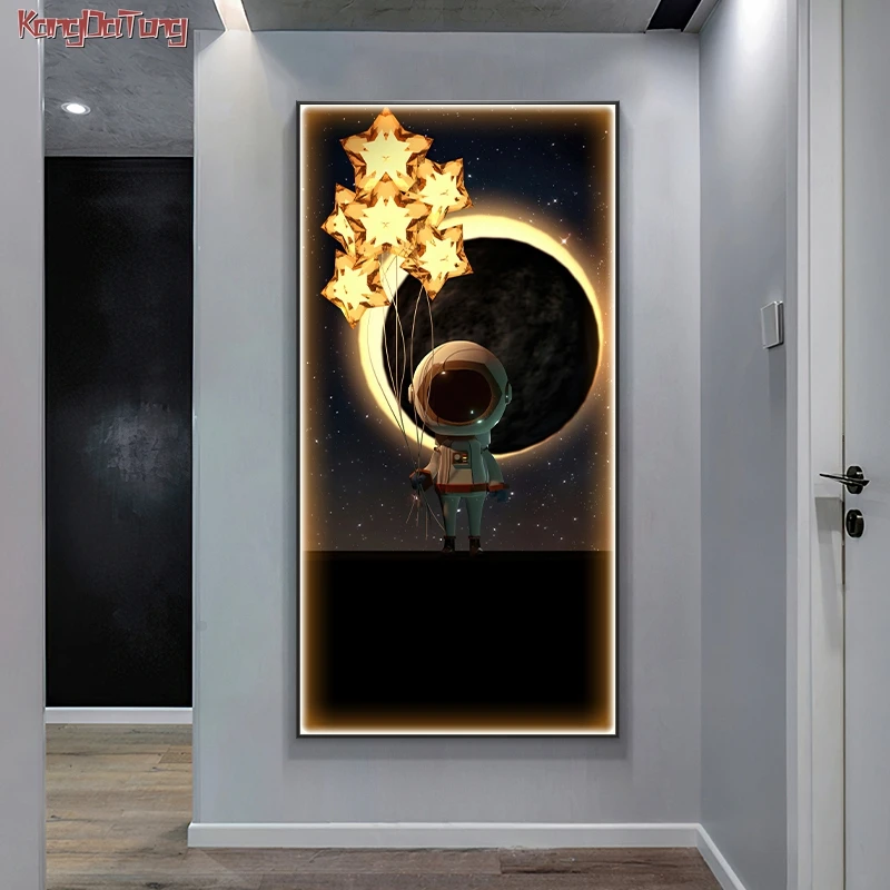 Modern Cartoon Astronaut Luminous Interior Painting LED Wall Mounted Lamp For Children's Room Corridor Living Room Decoration
Modern Cartoon Astronaut Luminous Interior Painting LED Wall Mounted Lamp For Children's Room Corridor Living Room Decoration
