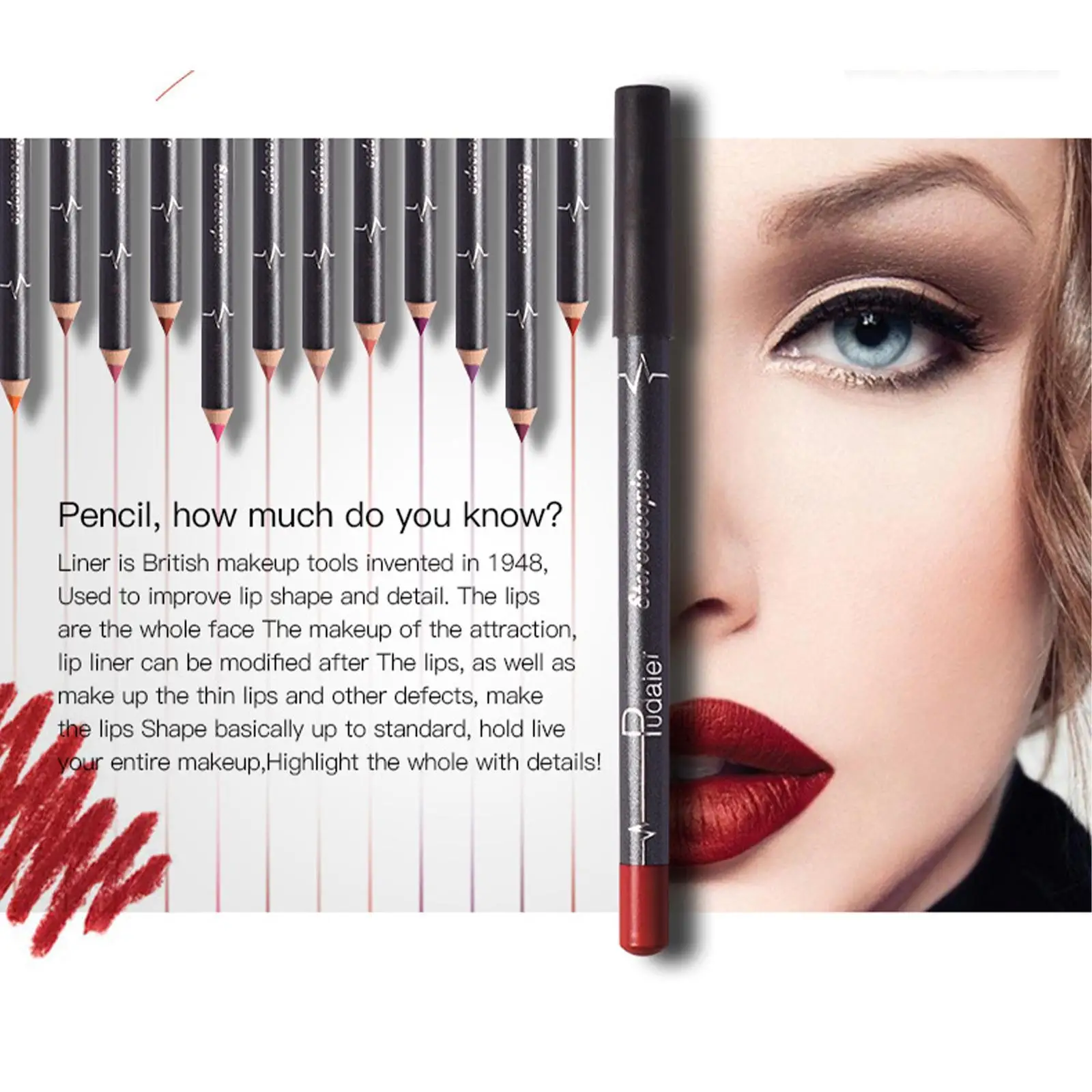12Pcs/Set Waterproof Pencil Lipstick Set Pen Matte Lip Liner Long Lasting Makeup Pens Easy To Color Non-stick Cup Matte Lipstick
12Pcs/Set Waterproof Pencil Lipstick Set Pen Matte Lip Liner Long Lasting Makeup Pens Easy To Color Non-stick Cup Matte Lipstick