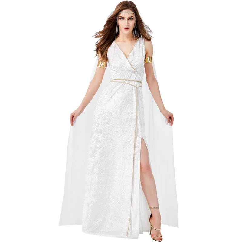 Greek Goddess Cosplay Costumes Cleopatra Egypt Roman White Sexy Dresses Women Girls Halloween Party Fancy Dress Costumes
Greek Goddess Cosplay Costumes Cleopatra Egypt Roman White Sexy Dresses Women Girls Halloween Party Fancy Dress Costumes