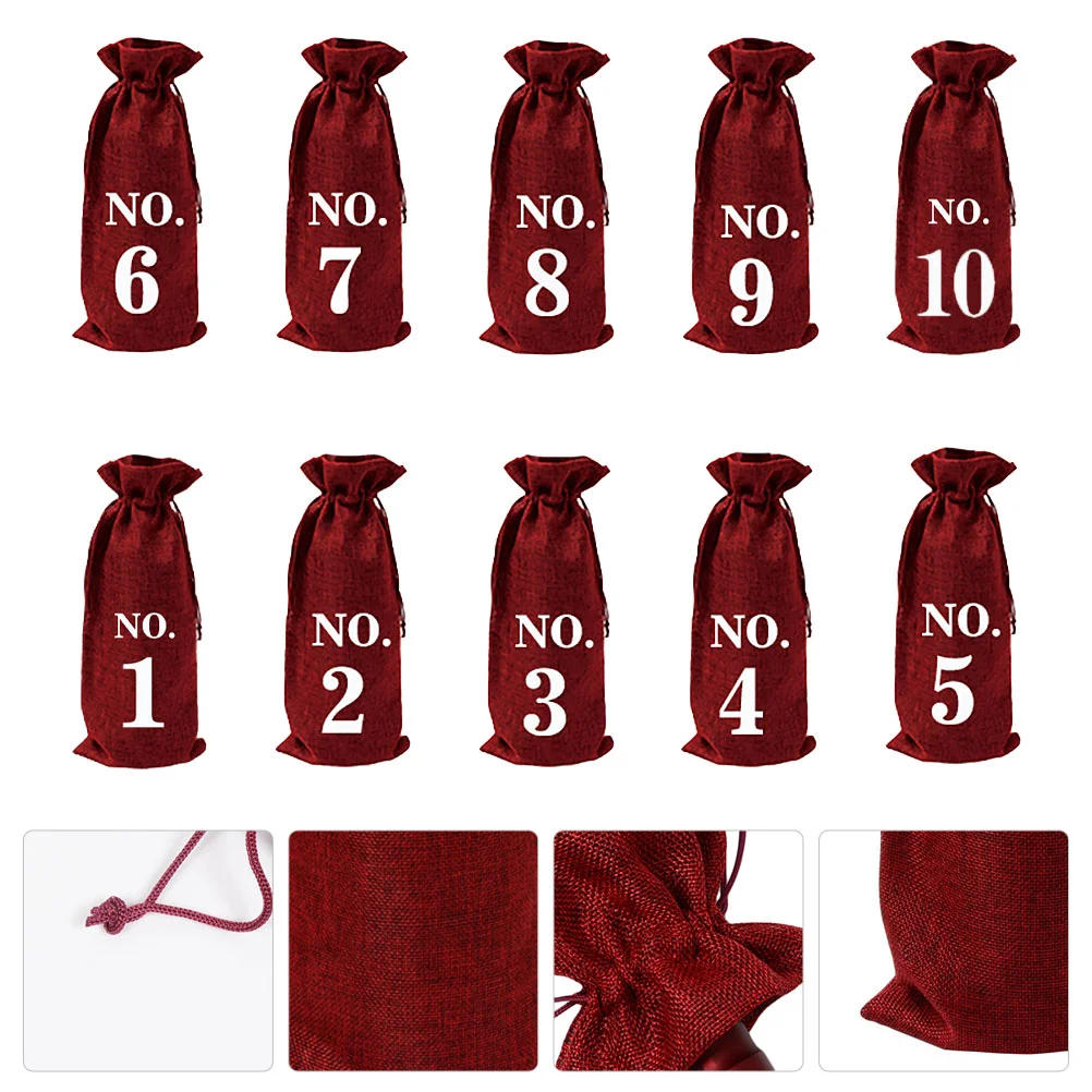 Bags Bottle Bag Tasting Gift Cover Bottlesdrawstring Jute Blind Holiday Christmas Cloth Hessian Burlap Labels Party
Bags Bottle Bag Tasting Gift Cover Bottlesdrawstring Jute Blind Holiday Christmas Cloth Hessian Burlap Labels Party