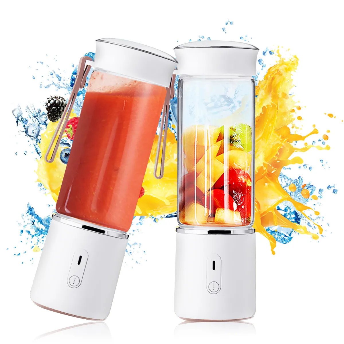 400ML Mini Juicers Portable Electric Juicer Blender Usb Fruit Mixers Fruit Food Milkshake Multifunction Food Blender
400ML Mini Juicers Portable Electric Juicer Blender Usb Fruit Mixers Fruit Food Milkshake Multifunction Food Blender
