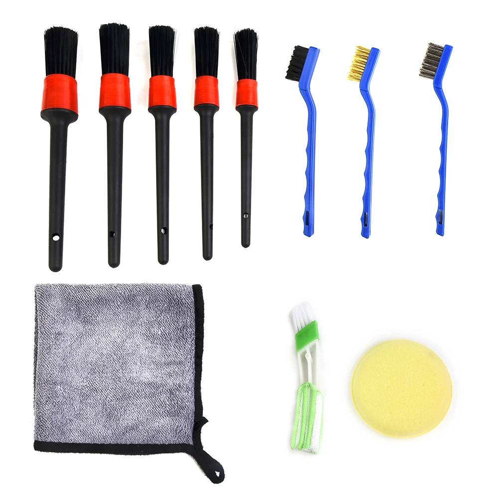 Wheel Gap Cleaning Kit Boar Hair 11Pcs 20/22.5/23/23/23cm Auto Interior Car Detailing Brush High Quality Useful
Wheel Gap Cleaning Kit Boar Hair 11Pcs 20/22.5/23/23/23cm Auto Interior Car Detailing Brush High Quality Useful
