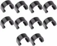 10 Pcs MTB Bike Frame U Buckle Bicycle Brake Cable C Buckle Housing Hose Tube Shifter Cable Guides Button Fixed Tubing Clips
10 Pcs MTB Bike Frame U Buckle Bicycle Brake Cable C Buckle Housing Hose Tube Shifter Cable Guides Button Fixed Tubing Clips