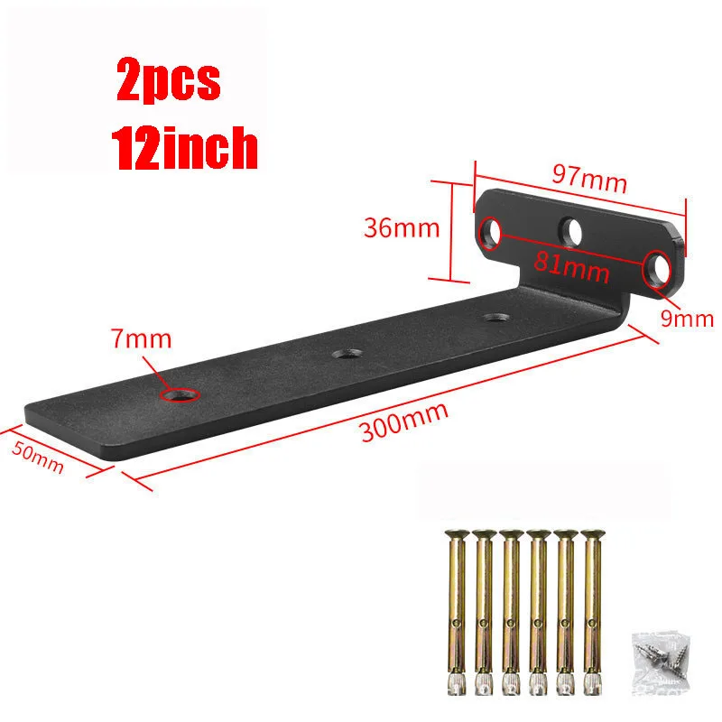 2 шт., настенный кронштейн для полки, 6-12 дюймов
2 шт., настенный кронштейн для полки, 6-12 дюймов