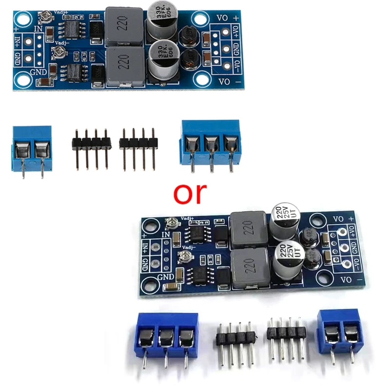 30 Вт DC-DC понижающий двойной модуль питания, регулируемая плата преобразования напряжения QXNF 
30 Вт DC-DC понижающий двойной модуль питания, регулируемая плата преобразования напряжения QXNF