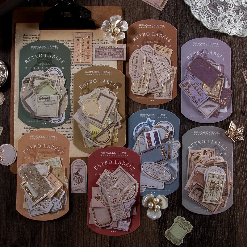 30Packs Wholesale bronzing note stickers Retro hand Scrapbooking account DIY material decorative stickers Decoration Handbook
30Packs Wholesale bronzing note stickers Retro hand Scrapbooking account DIY material decorative stickers Decoration Handbook