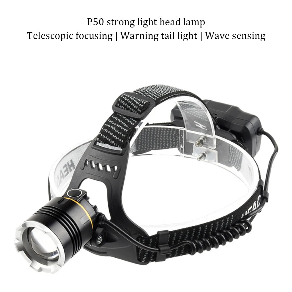 Zoomable Headlamp Waterproof 3 Modes Adjustable Portable Outdoor Riding Head Light Flashlight Emergency Lighting Lamp
Zoomable Headlamp Waterproof 3 Modes Adjustable Portable Outdoor Riding Head Light Flashlight Emergency Lighting Lamp