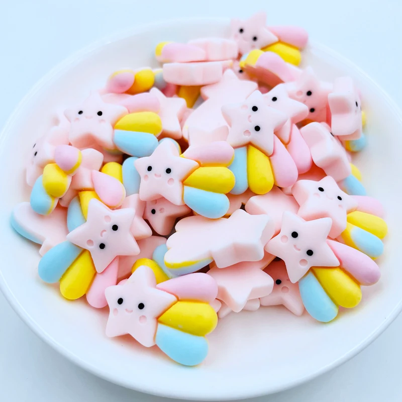 10 Pcs New Cute Resin Cartoon Meteor Flat Back Cabochon Scrapbook Kawaii DIY Embellishments Charm Decorate Accessories D53
10 Pcs New Cute Resin Cartoon Meteor Flat Back Cabochon Scrapbook Kawaii DIY Embellishments Charm Decorate Accessories D53