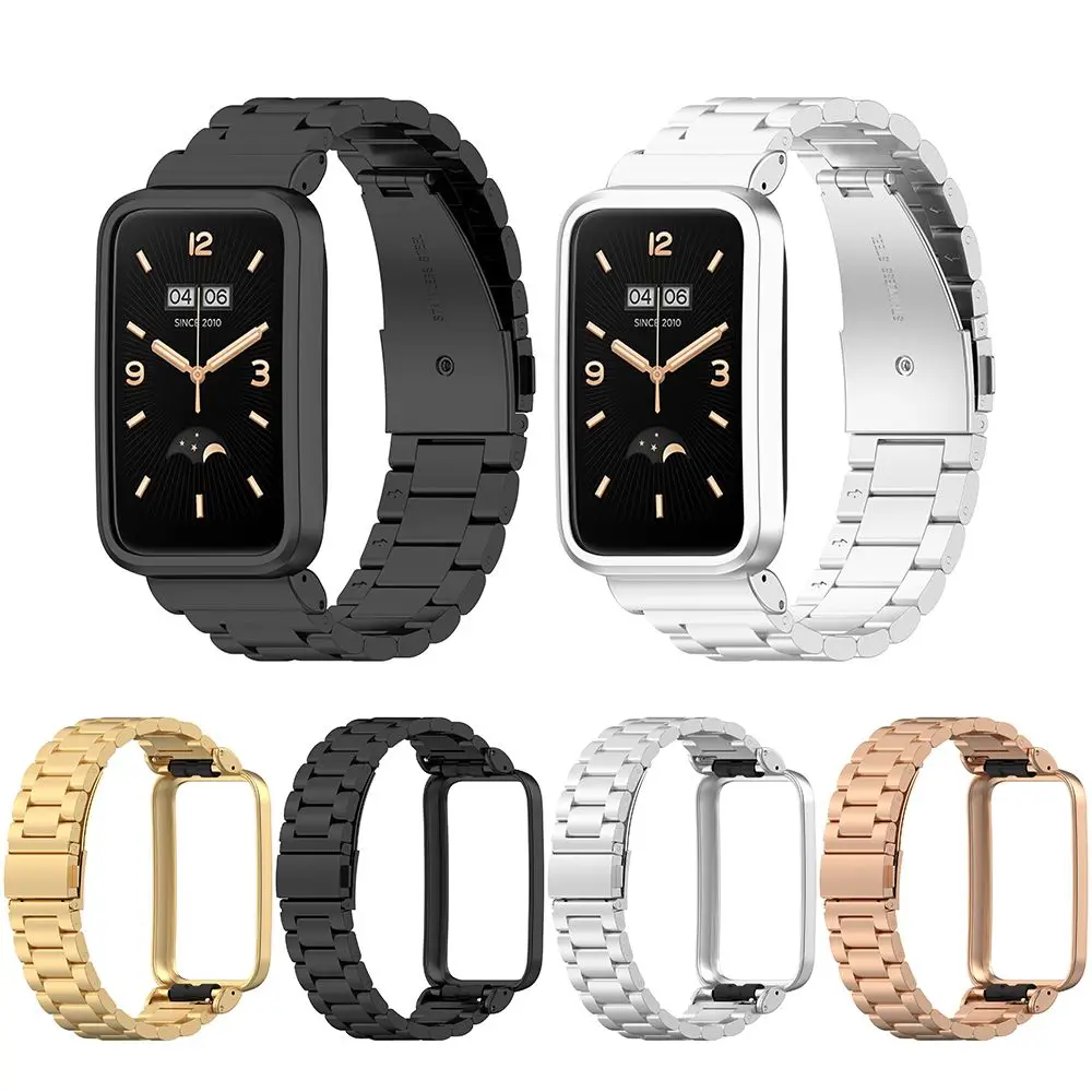 New Protector Frame Watchband Metal Case Bracelet Stainless Steel Strap For Xiaomi Band 7 Pro
New Protector Frame Watchband Metal Case Bracelet Stainless Steel Strap For Xiaomi Band 7 Pro