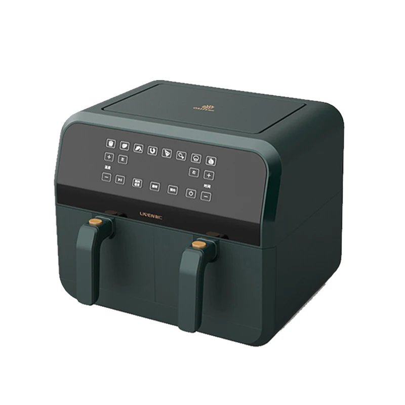 Large capacity Oven Air fryer with Dual Zone basket 9L oil free Cooker deep fryers electric double air fryer
Large capacity Oven Air fryer with Dual Zone basket 9L oil free Cooker deep fryers electric double air fryer