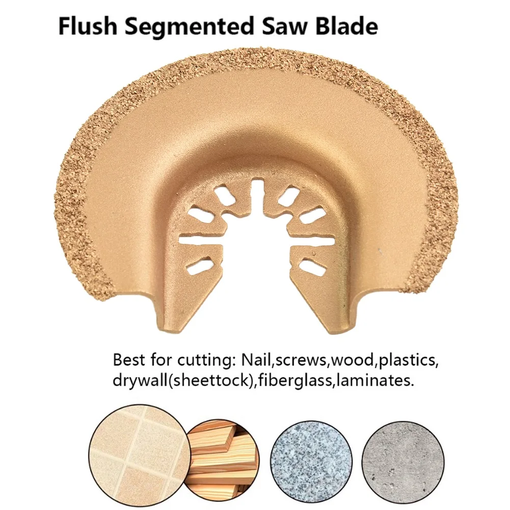 64mm Half Circle Diamond Saw Blade Quick Release Oscillating Tool Cutting Disc Tile Ceramics Multitool Saw Blade
64mm Half Circle Diamond Saw Blade Quick Release Oscillating Tool Cutting Disc Tile Ceramics Multitool Saw Blade