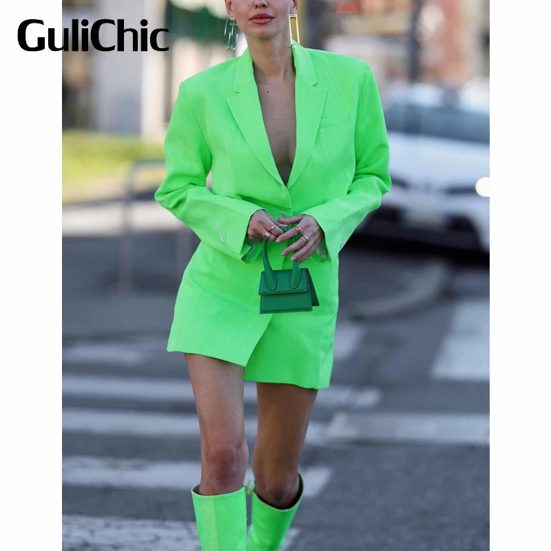 6.24 GuliChic 2022 New Fluorescent Green Suit Dress Spring Fashion Waist Hollow Out Dresses Fashion Blogger Same
6.24 GuliChic 2022 New Fluorescent Green Suit Dress Spring Fashion Waist Hollow Out Dresses Fashion Blogger Same