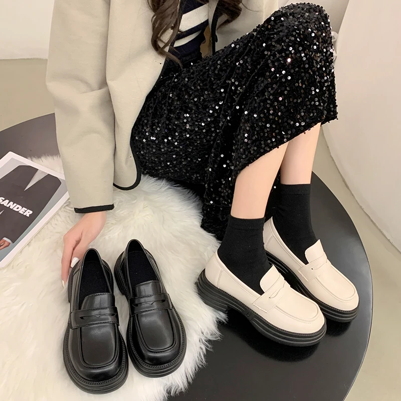 Shoes On Heels British Style All-Match Oxfords Women's Autumn White Sneakers Loafers With Fur Clogs Platform Female Footwear Rou
Shoes On Heels British Style All-Match Oxfords Women's Autumn White Sneakers Loafers With Fur Clogs Platform Female Footwear Rou