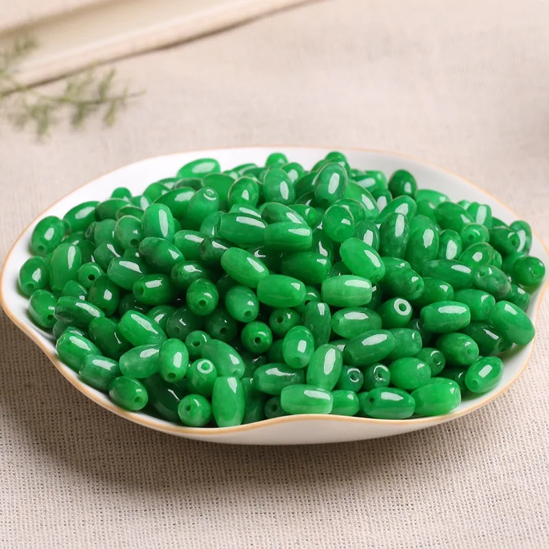 Natural Myanmar Green Jade Rice Beads For Jewelry Making Diy Bracelet Necklace Burma Jadeite Marquise Shape Bead Accessories
Natural Myanmar Green Jade Rice Beads For Jewelry Making Diy Bracelet Necklace Burma Jadeite Marquise Shape Bead Accessories