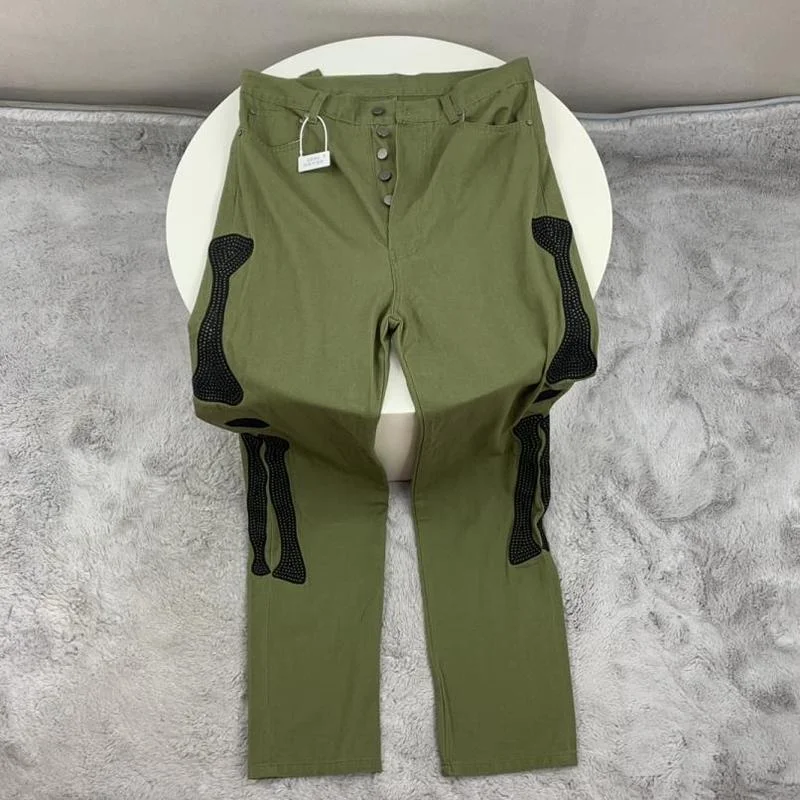 22SS 1:1 High Quality Skeleton Embroidery Print KAPITAL Pants Men Women EU Size 100% Cotton KAPITAL Pants Fashion Punk Pants
22SS 1:1 High Quality Skeleton Embroidery Print KAPITAL Pants Men Women EU Size 100% Cotton KAPITAL Pants Fashion Punk Pants