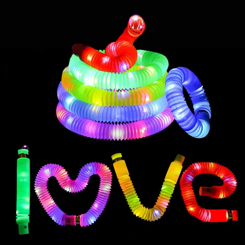 6pcs Led Flash Pop Tubes Fidget Sensory Toy Adult Stress Relieve Toys Anti-Stress Plastic Bellows For Kids Squeeze Gifts Fun
6pcs Led Flash Pop Tubes Fidget Sensory Toy Adult Stress Relieve Toys Anti-Stress Plastic Bellows For Kids Squeeze Gifts Fun
