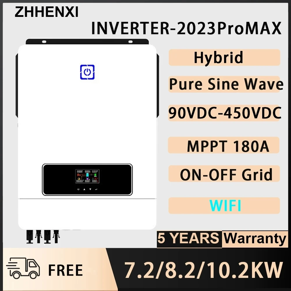 Solar Inveter 10KW 48V Hybrid System Pure Sine Wave 220V 230V PV Input 500VDC MPPT 160A Solar Controller for LIfePo4 Battery
Solar Inveter 10KW 48V Hybrid System Pure Sine Wave 220V 230V PV Input 500VDC MPPT 160A Solar Controller for LIfePo4 Battery