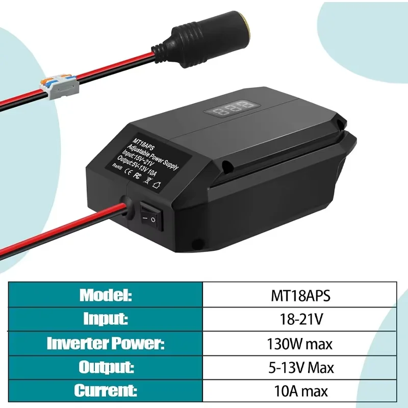 1 шт. DIY адаптер прикуривателя понижающий преобразователь силовое колесо для аккумулятора Makita DC 18 В-12 В автомобильный регулятор электроинструменты
1 шт. DIY адаптер прикуривателя понижающий преобразователь силовое колесо для аккумулятора Makita DC 18 В-12 В автомобильный регулятор электроинструменты