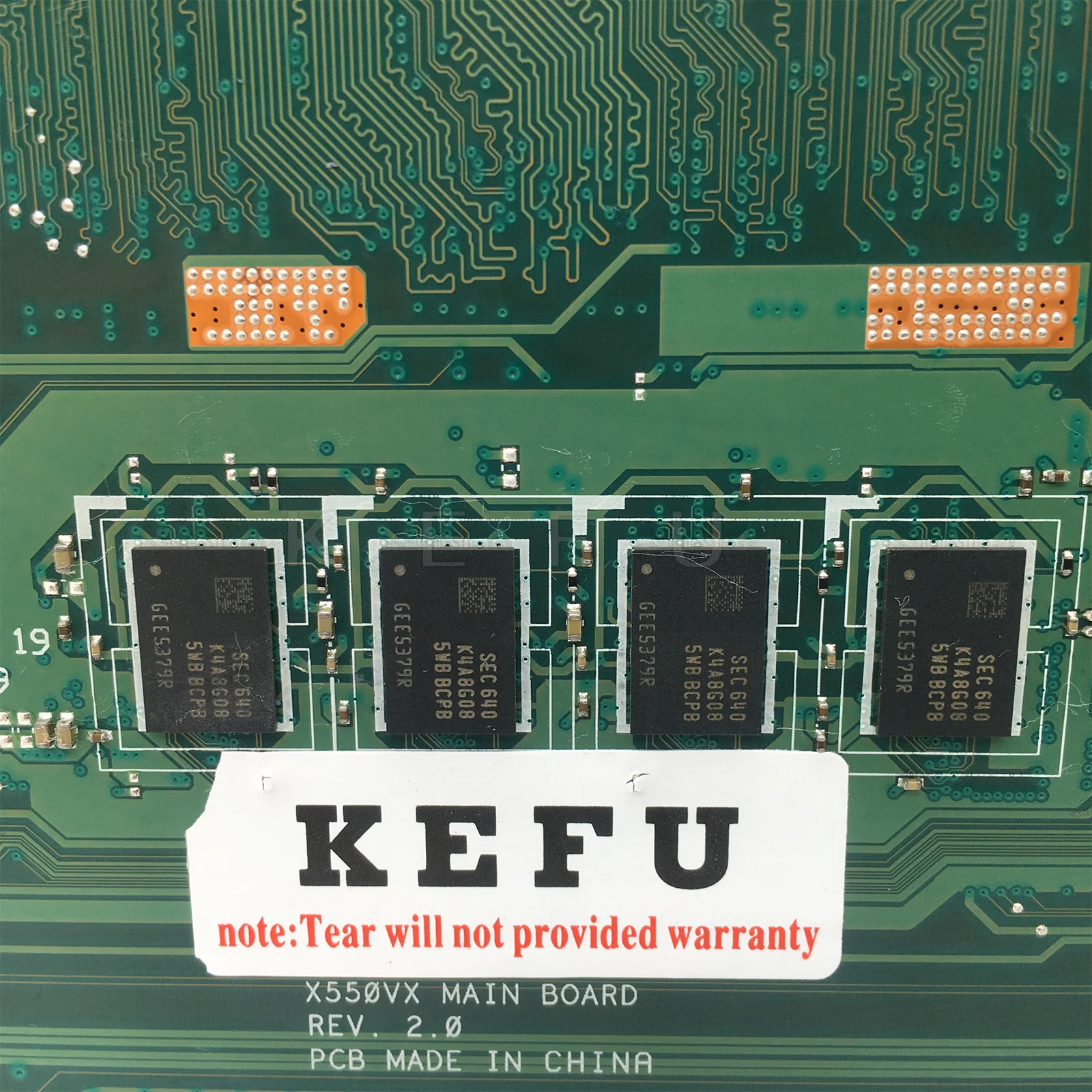 Материнская плата A550V для ноутбуков ASUS FH5900V X550VX X550VQ X550VXK FZ50V FX50V материнская 100%