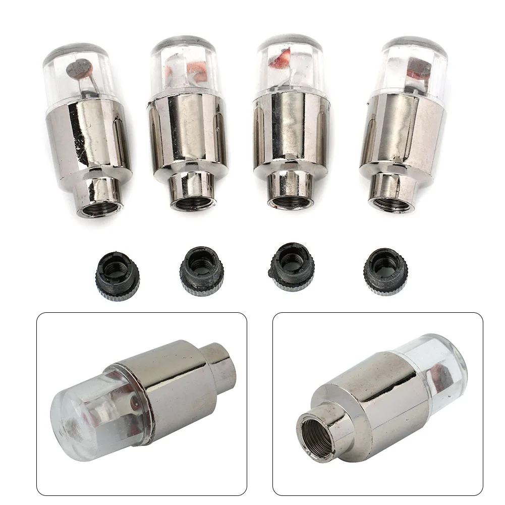 4x 4.3cm Auto Wheel Tire Tyre Air Valve Stem LED Lights Cap Cover Colorful Flashing Light For Bike Motorcycle Water Resistant
4x 4.3cm Auto Wheel Tire Tyre Air Valve Stem LED Lights Cap Cover Colorful Flashing Light For Bike Motorcycle Water Resistant