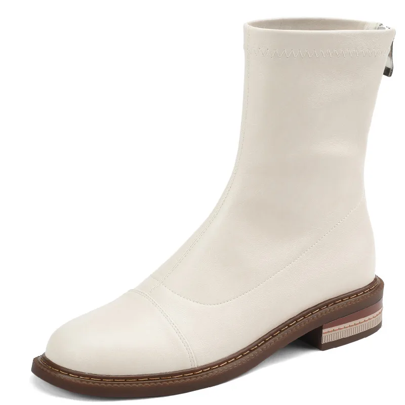 Dilalula Elegant Concise Women Ankle Boots Office Ladies Casual Genuine Leather Low Heels Shoes Woman Autumn Winter Short Boots
Dilalula Elegant Concise Women Ankle Boots Office Ladies Casual Genuine Leather Low Heels Shoes Woman Autumn Winter Short Boots