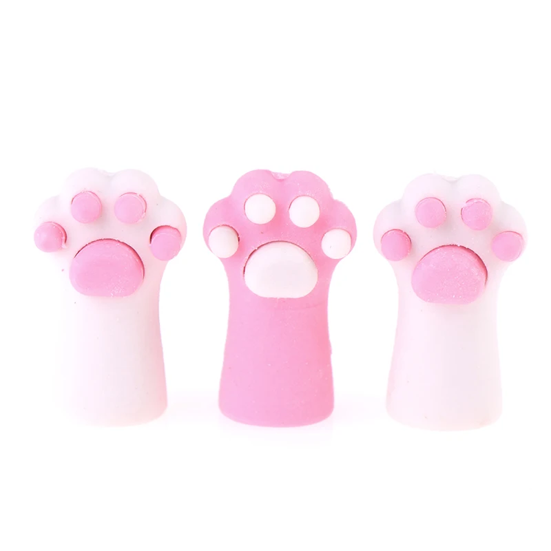 3pcs/set Cute Cat Paw Erasers Kawaii Stationery Pencil Cap Rubber Earser Kids Toys Correction Tools Pen Topper School Supplies
3pcs/set Cute Cat Paw Erasers Kawaii Stationery Pencil Cap Rubber Earser Kids Toys Correction Tools Pen Topper School Supplies