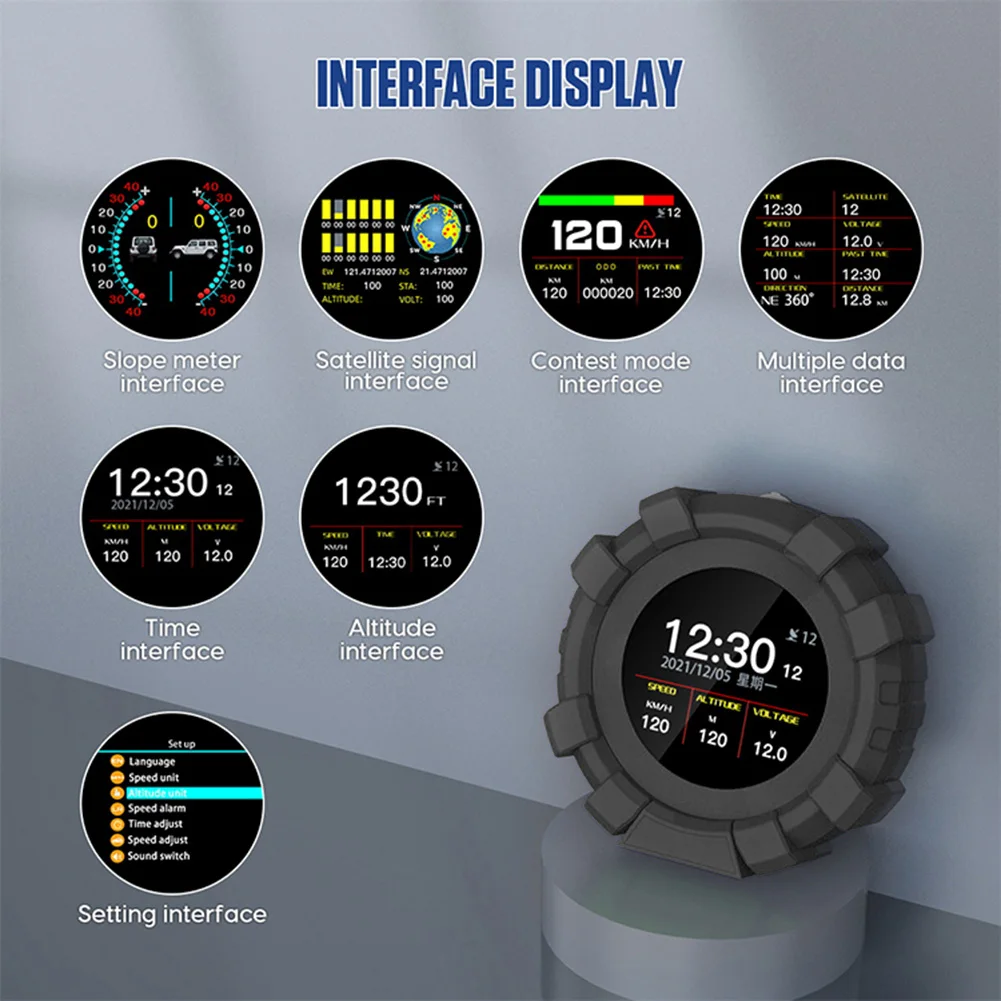 M95 Auto Head Up Displays Electronic GPS Multifunction Inclinometer Car Slope Meter Overspeed Hint Accessories Vehicle Parts
M95 Auto Head Up Displays Electronic GPS Multifunction Inclinometer Car Slope Meter Overspeed Hint Accessories Vehicle Parts