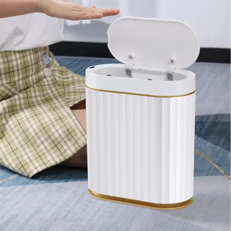 Creative Household Toilet Paper Bucket Light Luxury Narrow Seam Electric Paper Basket With Lid Intelligent Induction Garbage
Creative Household Toilet Paper Bucket Light Luxury Narrow Seam Electric Paper Basket With Lid Intelligent Induction Garbage