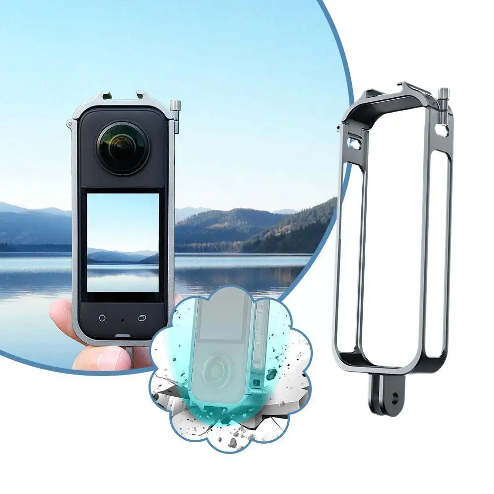 For Insta360 X3 Frame Aluminum Alloy Protective Frame Metal Expansion Cage Cooling Rabbit Accessories Sports Frame Camera L2o6
For Insta360 X3 Frame Aluminum Alloy Protective Frame Metal Expansion Cage Cooling Rabbit Accessories Sports Frame Camera L2o6