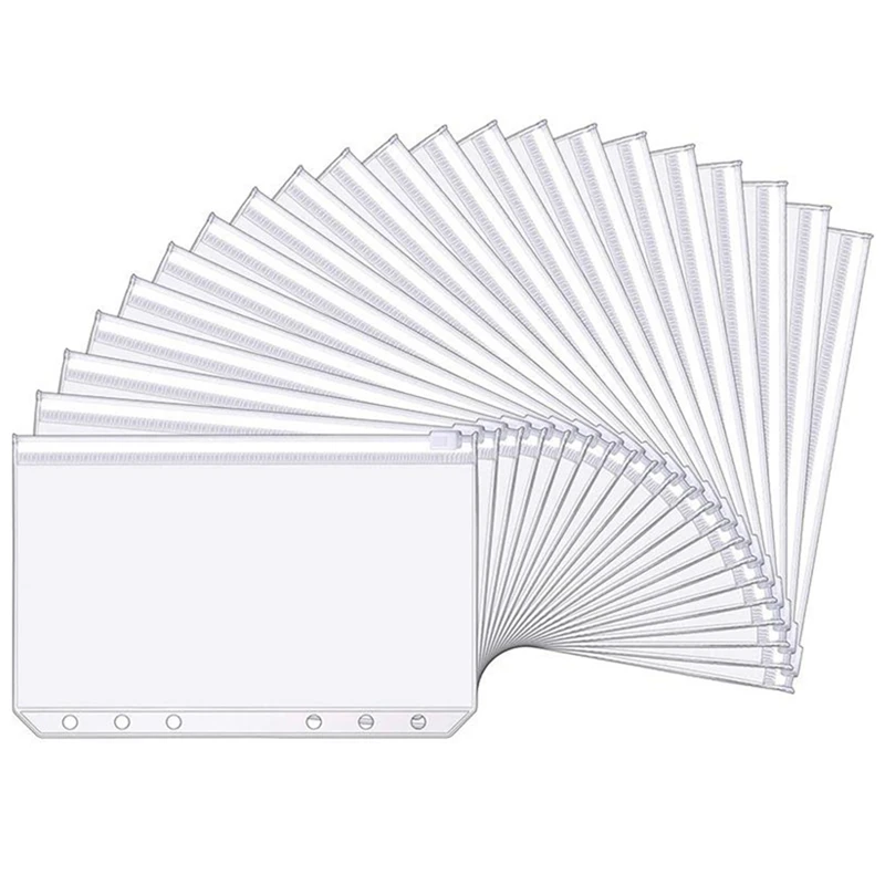 A6 Binder Pockets,6 Holes Zipper Binder Pouch Folders Loose Leaf Bags For 6 Ring Binder Notebooks, Documents And Cards
A6 Binder Pockets,6 Holes Zipper Binder Pouch Folders Loose Leaf Bags For 6 Ring Binder Notebooks, Documents And Cards