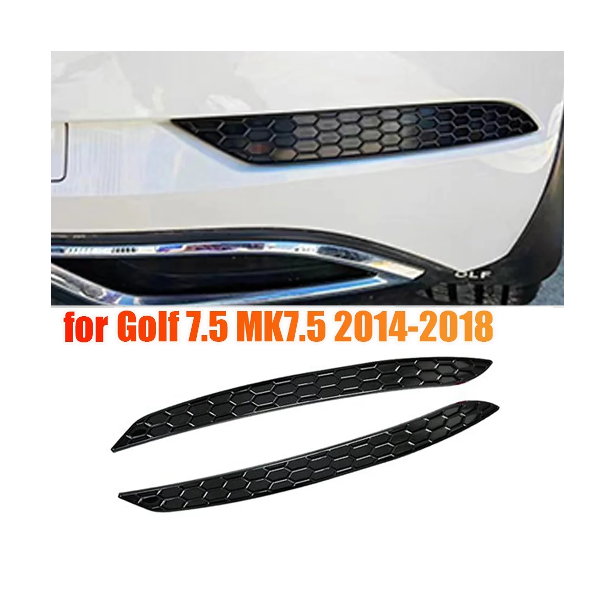 2Pcs Car Styling Honeycomb Tail Rear Fog Lamp Cover Trim Sticker for Golf 7.5 MK7.5 Rear Bar Bumper Reflector Strips
2Pcs Car Styling Honeycomb Tail Rear Fog Lamp Cover Trim Sticker for Golf 7.5 MK7.5 Rear Bar Bumper Reflector Strips
